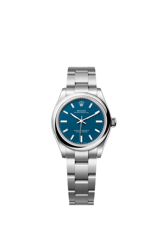 Rolex Oyster Perpetual 31 Oystersteel Turquoise Blue Dial Stick Markers Oyster Bracelet Ref. 277200