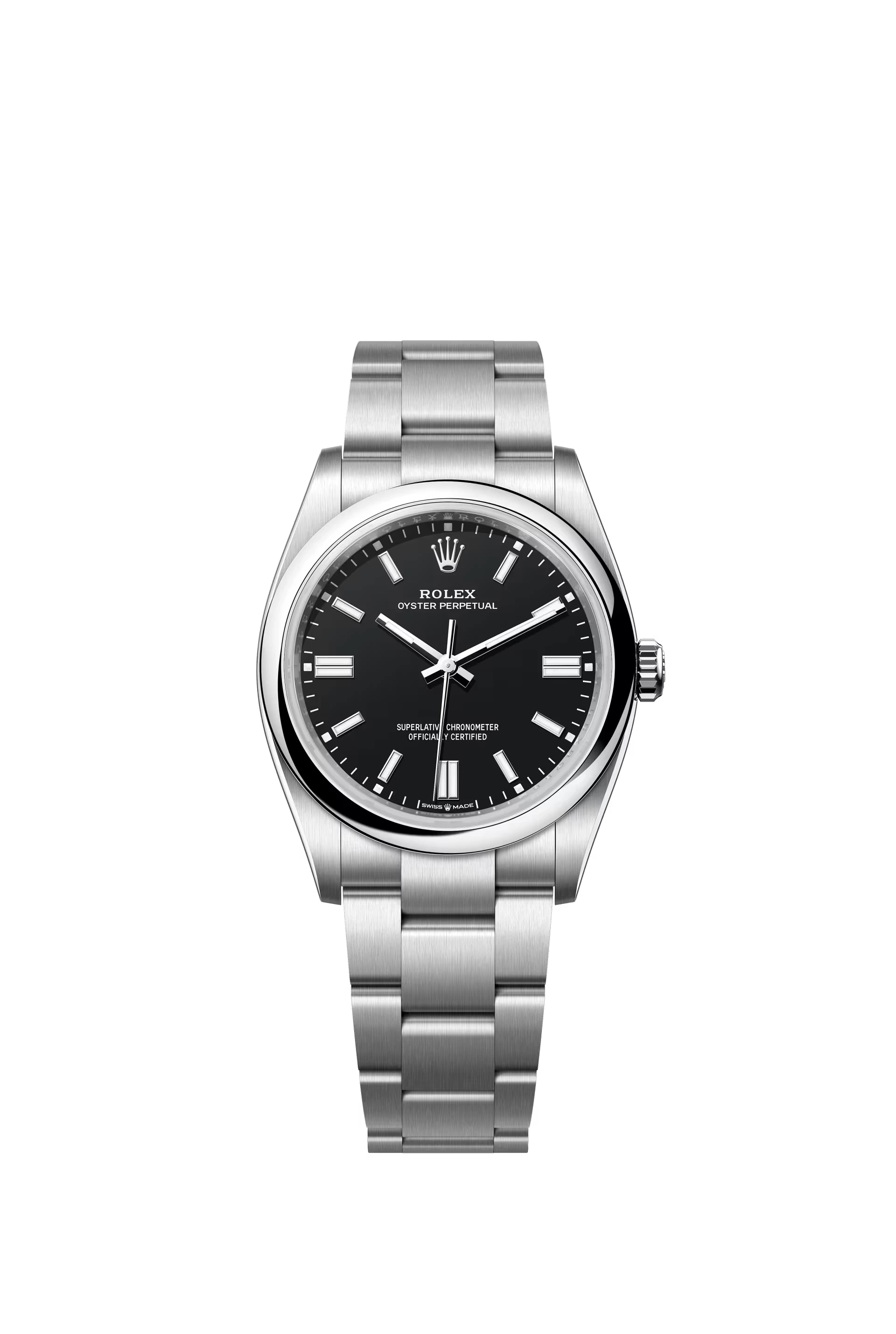 Rolex Oyster Perpetual 36 Oystersteel Black Dial Stick Markers Oyster Bracelet Ref. 126000