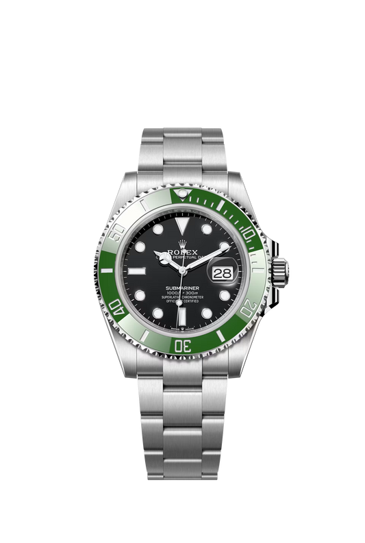 Rolex Submariner Date Ref. 126610LV 41mm Oystersteel Black Dial Green Cerachrom Bezel Oyster Bracelet
