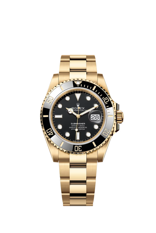 Rolex Submariner Date Ref. 126618LN 41mm 18k Yellow Gold Black Dial Black Cerachrom Bezel Oyster Bracelet
