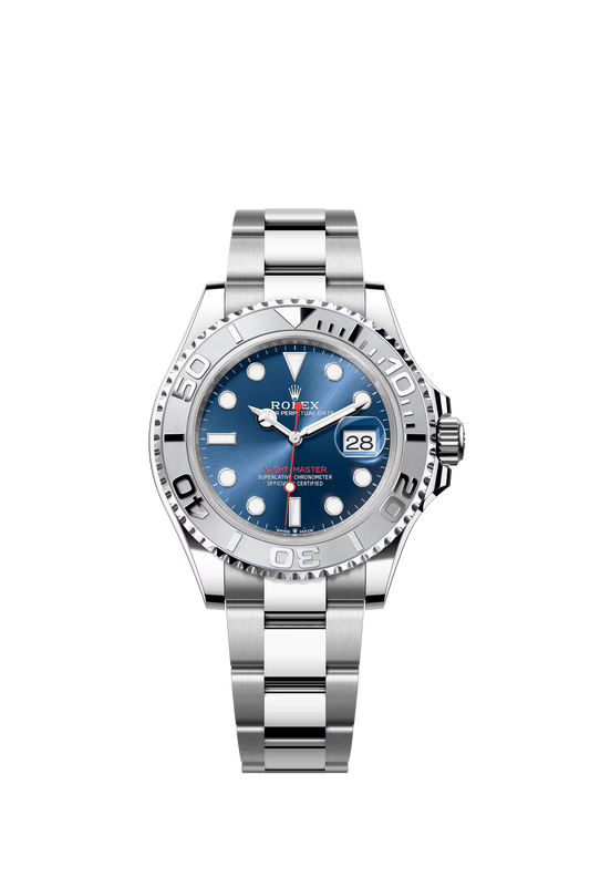 Rolex Yacht-Master 40 ref 126622 in Rolesium with platinum bezel and Oystersteel case
