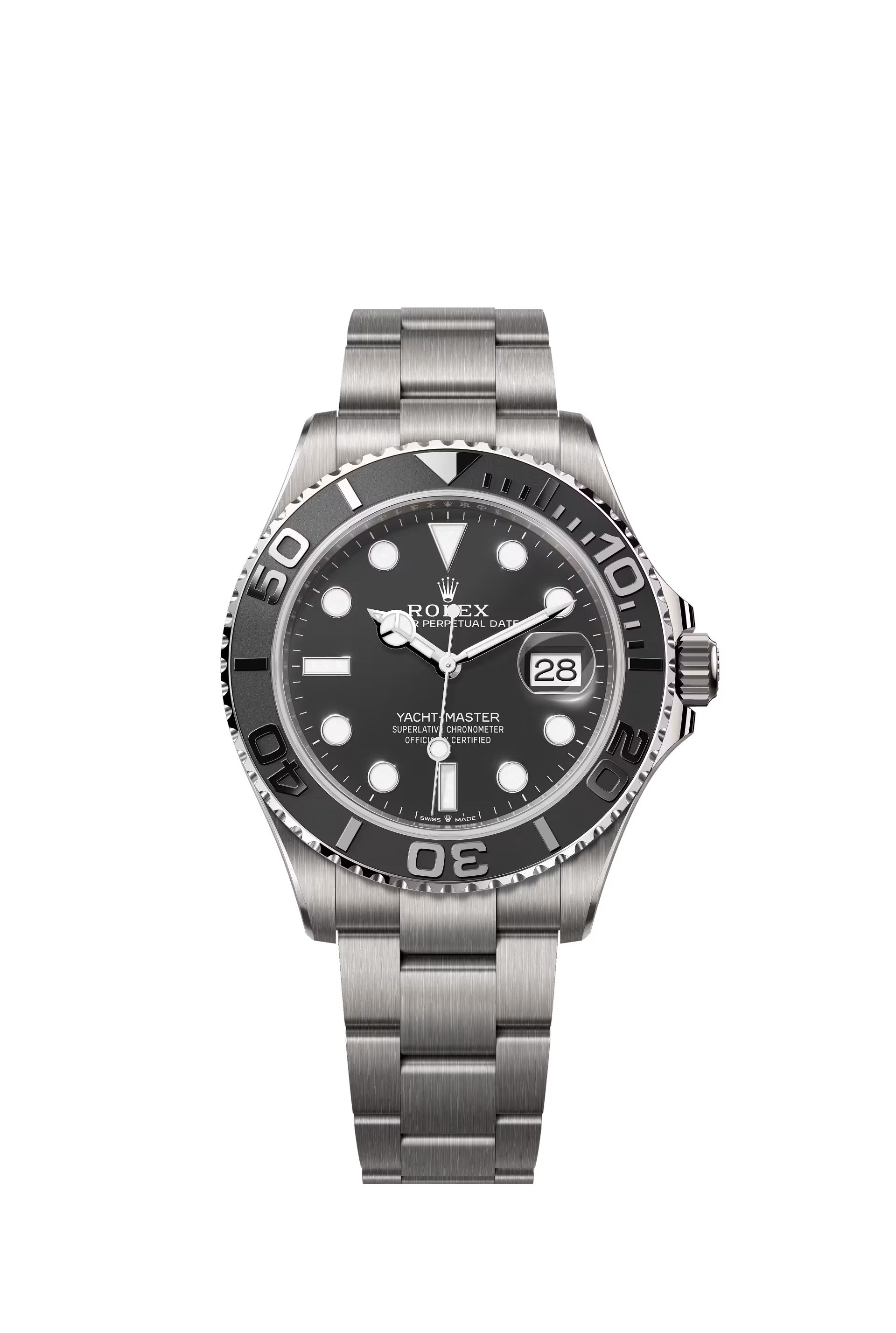 Rolex Yacht-Master 42 ref 226627 in RLX titanium with black dial and Oyster bracelet