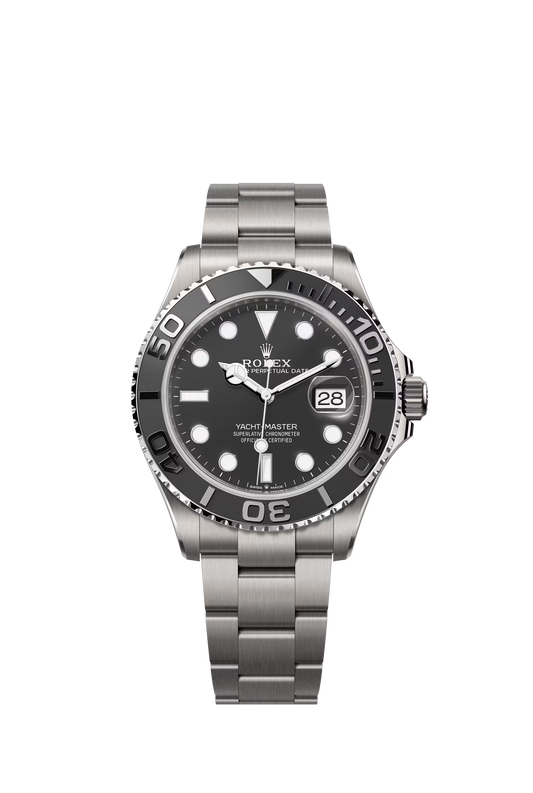 Rolex Yacht-Master 42 ref 226627 in RLX titanium with black dial and Oyster bracelet