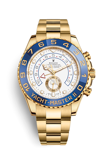 Rolex Yacht-Master II ref 116688 in yellow gold with regatta countdown bezel